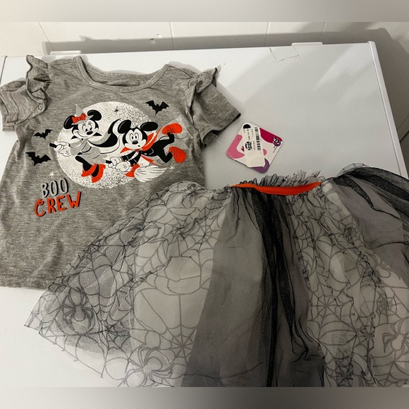 Disney two piece girls toddler tutu set NWT size 3T - Picture 1 of 5